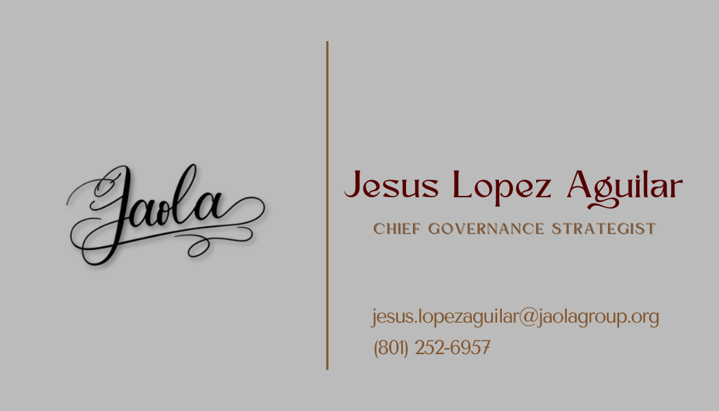 Jesus Lopez Aguilar Business Card