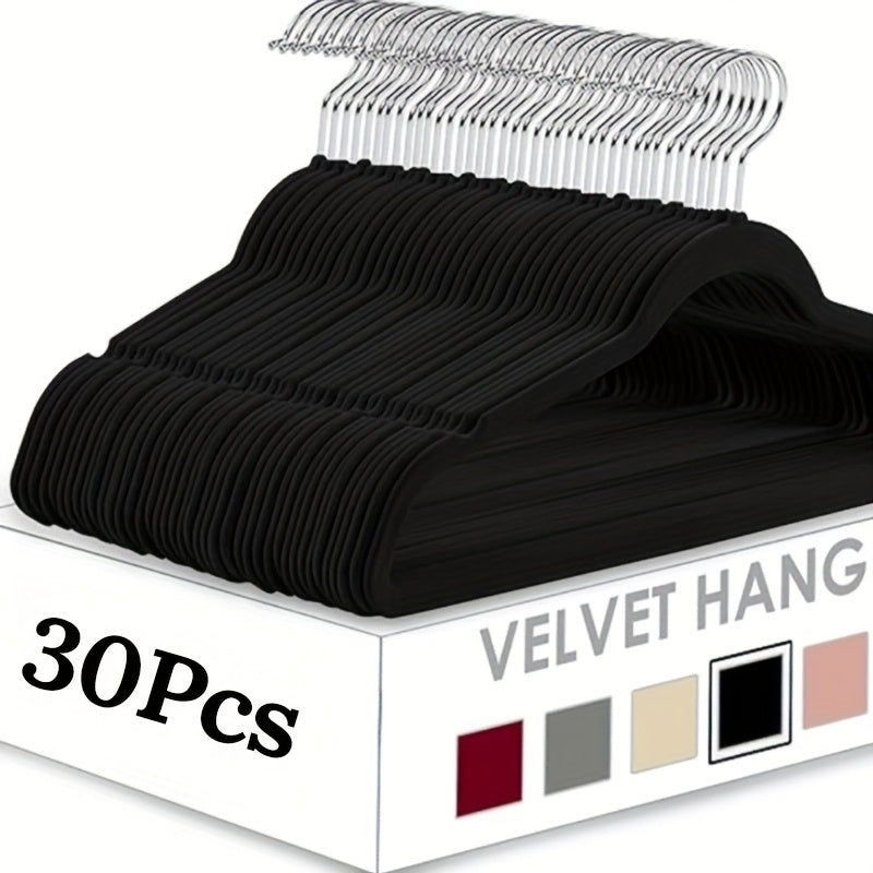 Flocked Hangers 30pc