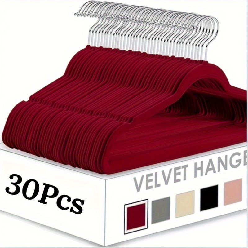 Flocked Hangers 30pc
