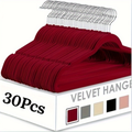 Flocked Hangers 30pc